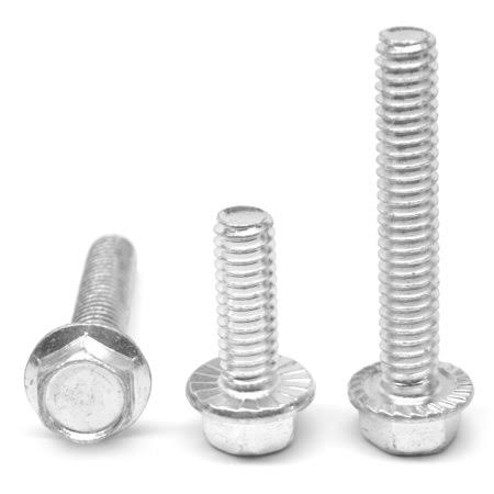 1/2 inch-13 x 1 inch Coarse Thread Grade 5 Hex Flange Screw with Serration Medium Carbon Steel Zinc Plated Pk 50 D579