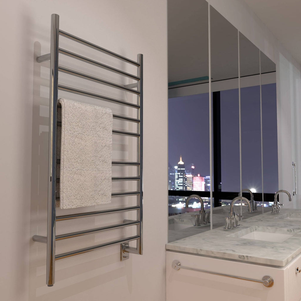 Polished Stainless Curved Towel Warmer H630313