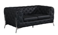 Italian Leather Loveseat D703