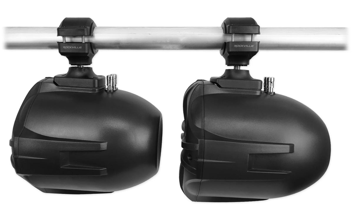 Black 6.5" 250w Marine Wakeboard Tower Speakers W755258