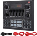 Bluetooth Sound Card Audio Mixer with Voice Change X8405