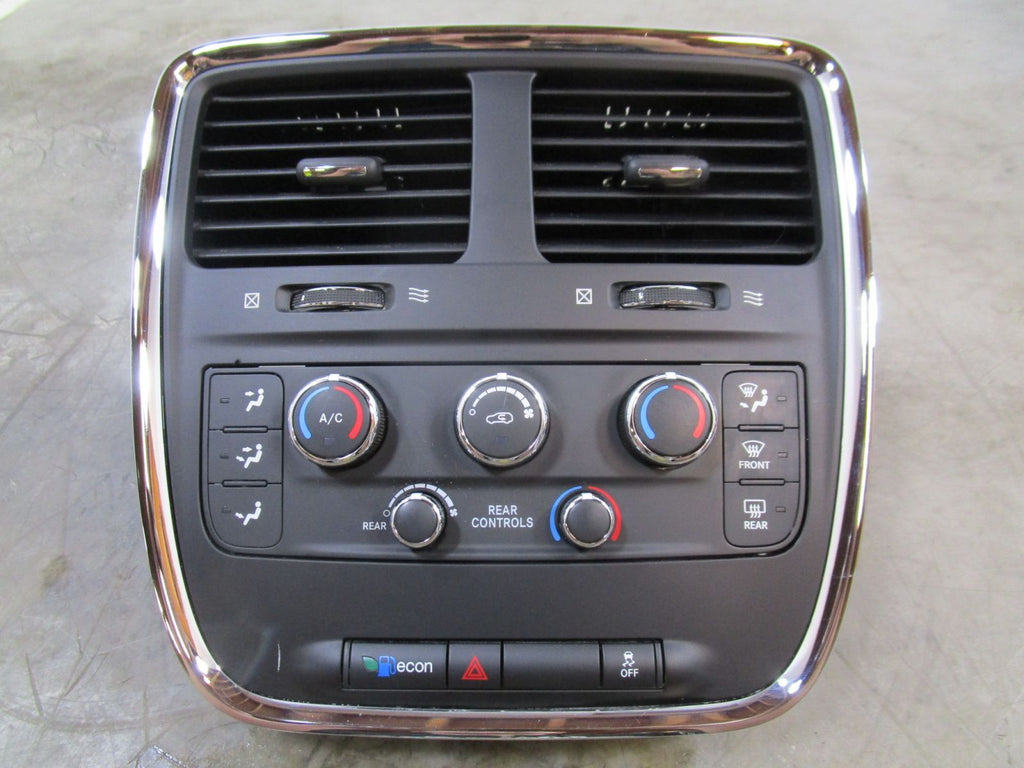 17 18 19 20 2017-2020 Dodge Caravan Front 3 Zone Heater & AC Control Unit E487999
