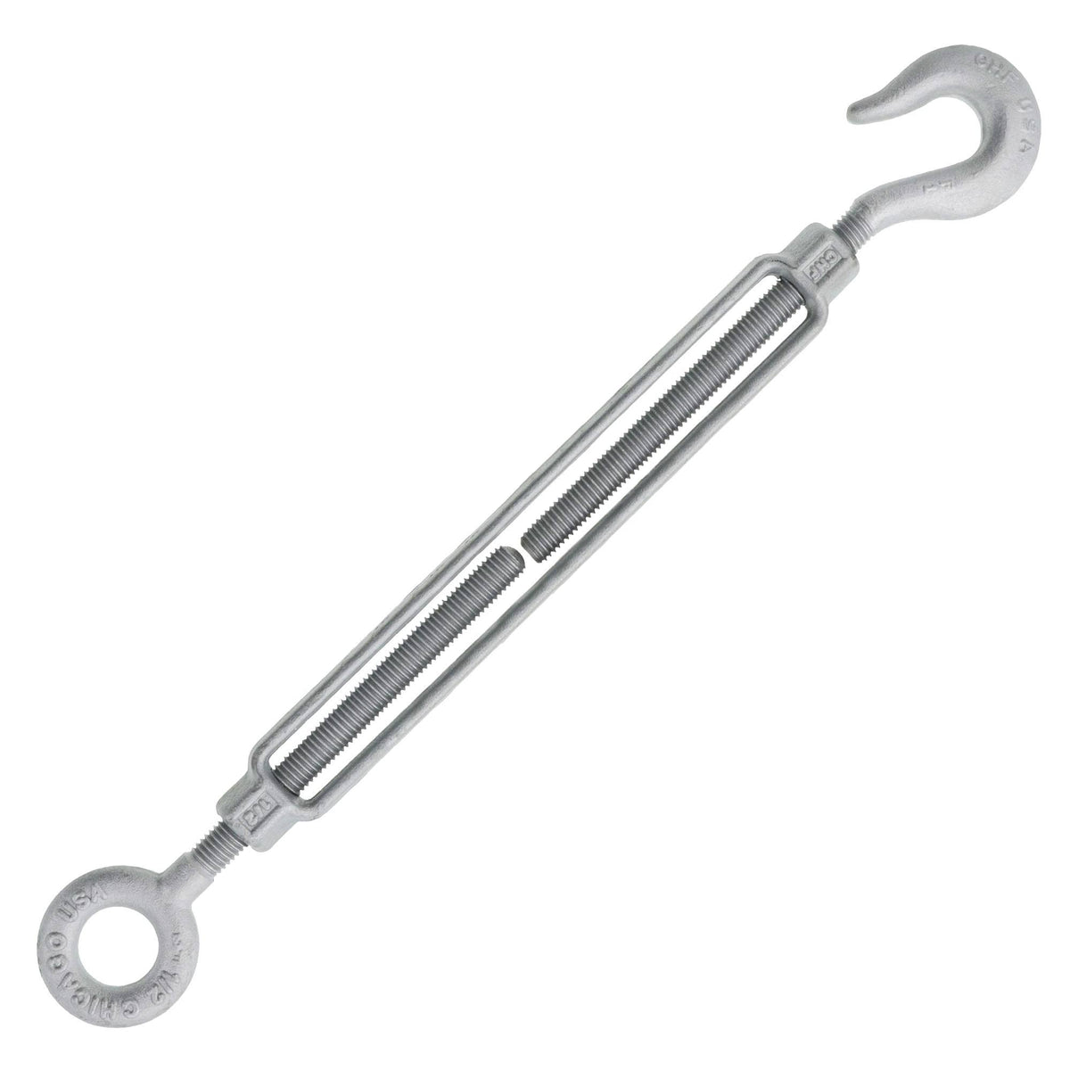 1/2 x 9 Hot Dip Galvanized Hook x Eye Turnbuckle N51937