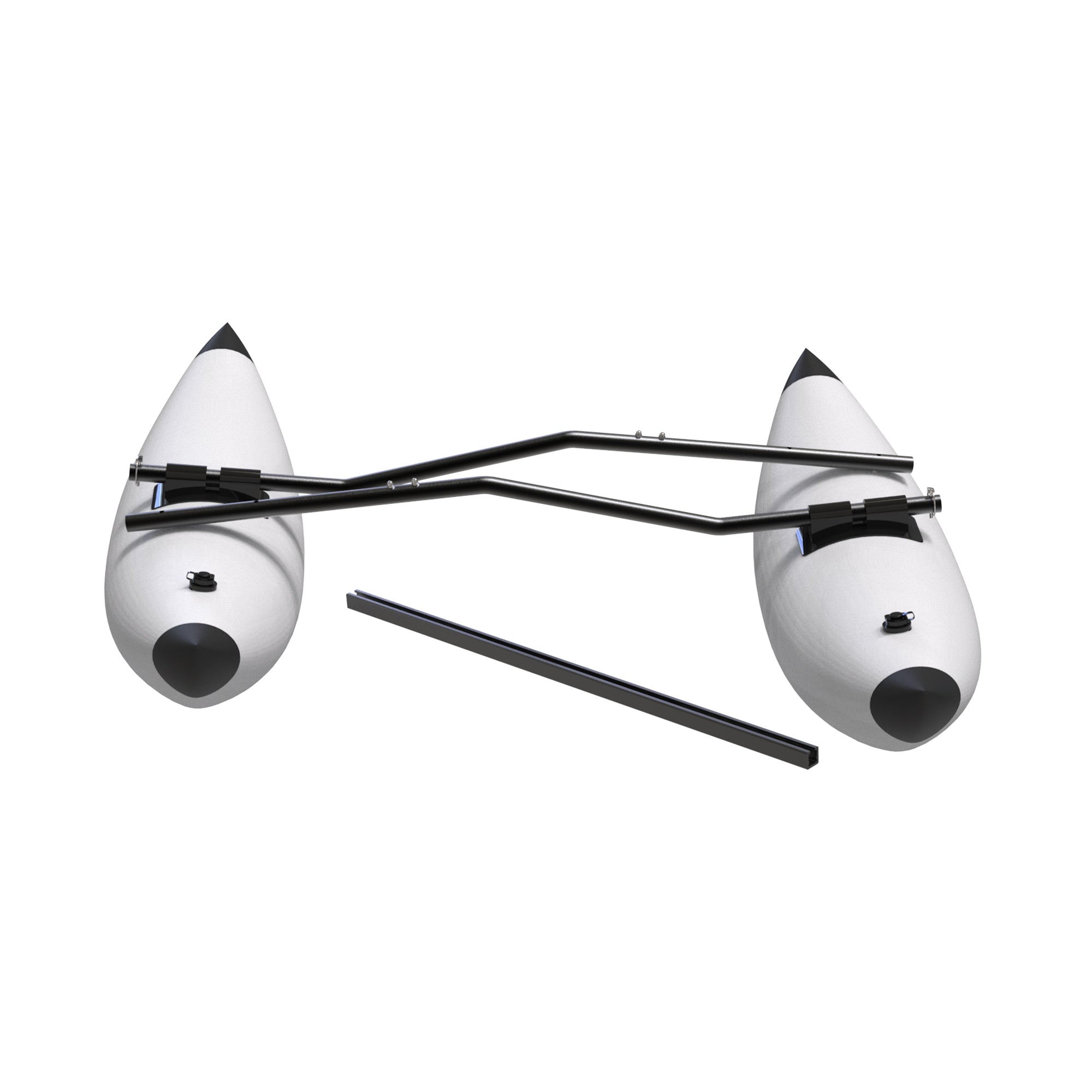 Kayak Outrigger Kit with PVC Inflatable Pontoon Stabilizer O91439
