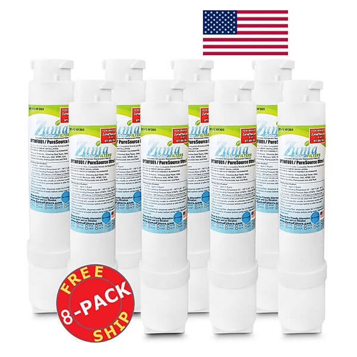 Water and Ice Filter 8 Pack J258