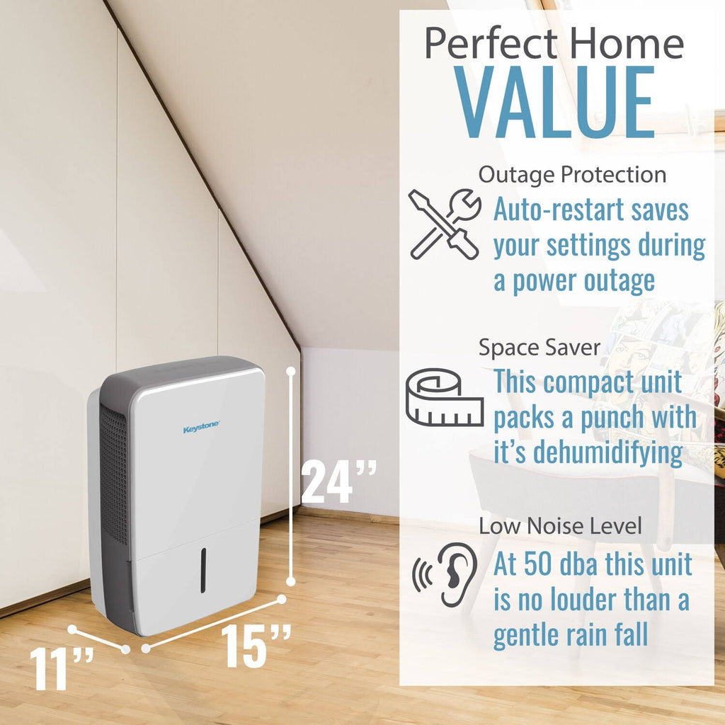 35 Pint Dehumidifier with Electronic Controls A640817