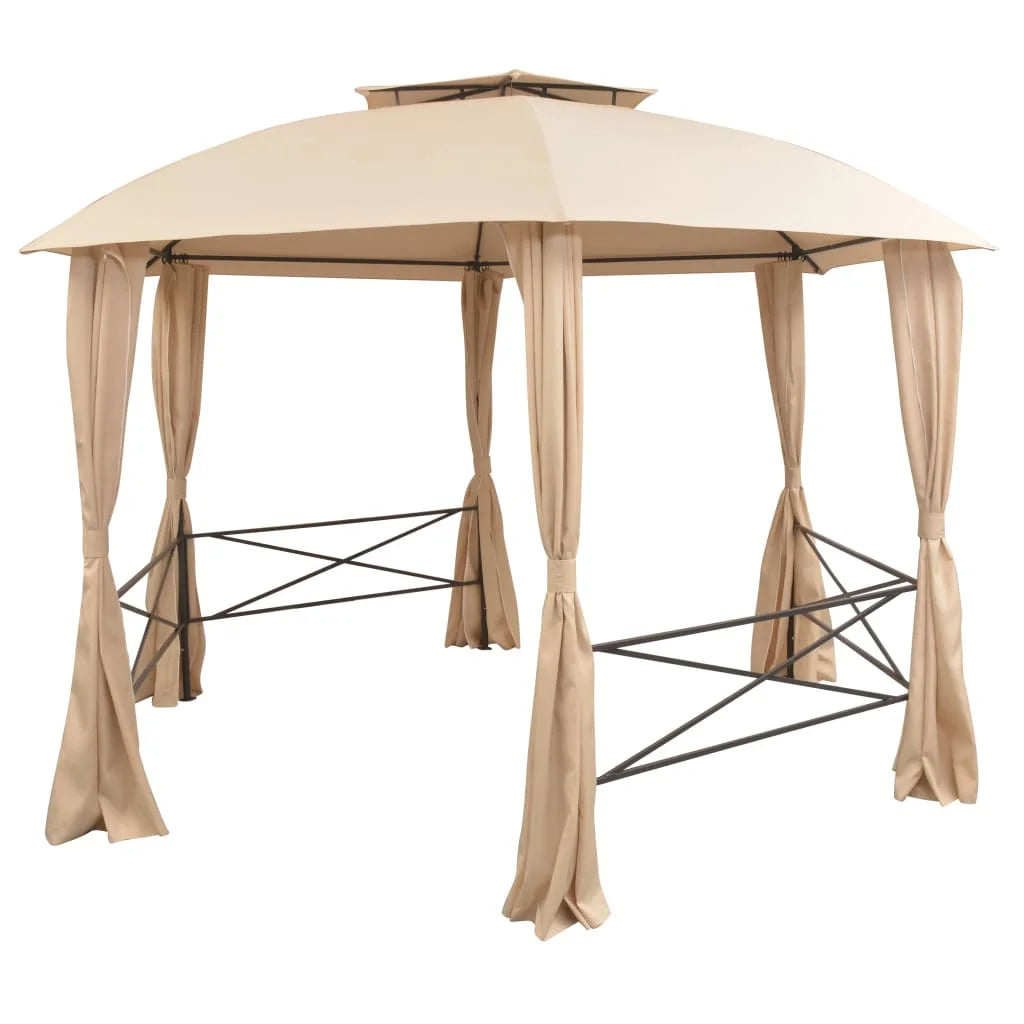 Garden Marquee Pavilion Tent with Curtains C6338