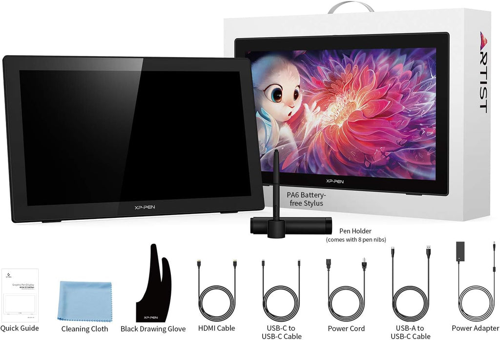 21.5in Drawing Monitor with Screen Digital Graphics Tablet Q7055
