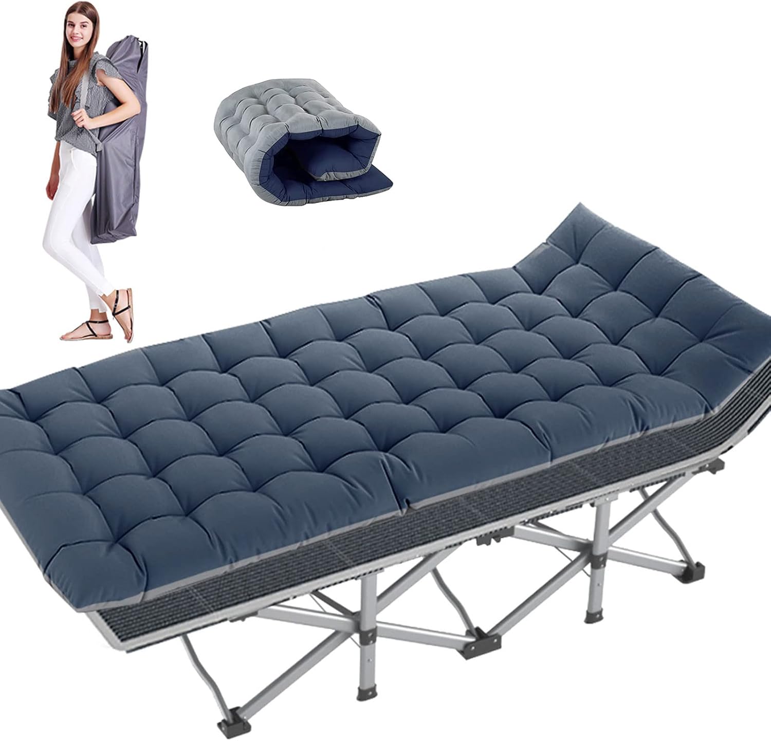 Folding Camping Cot with Carry Bag B6927