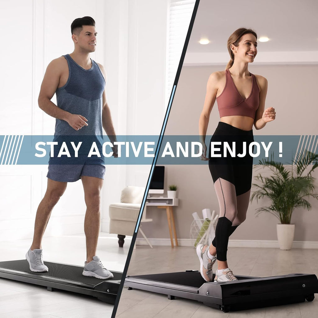 2 in 1 Under Desk Treadmill with Remote Control J7326