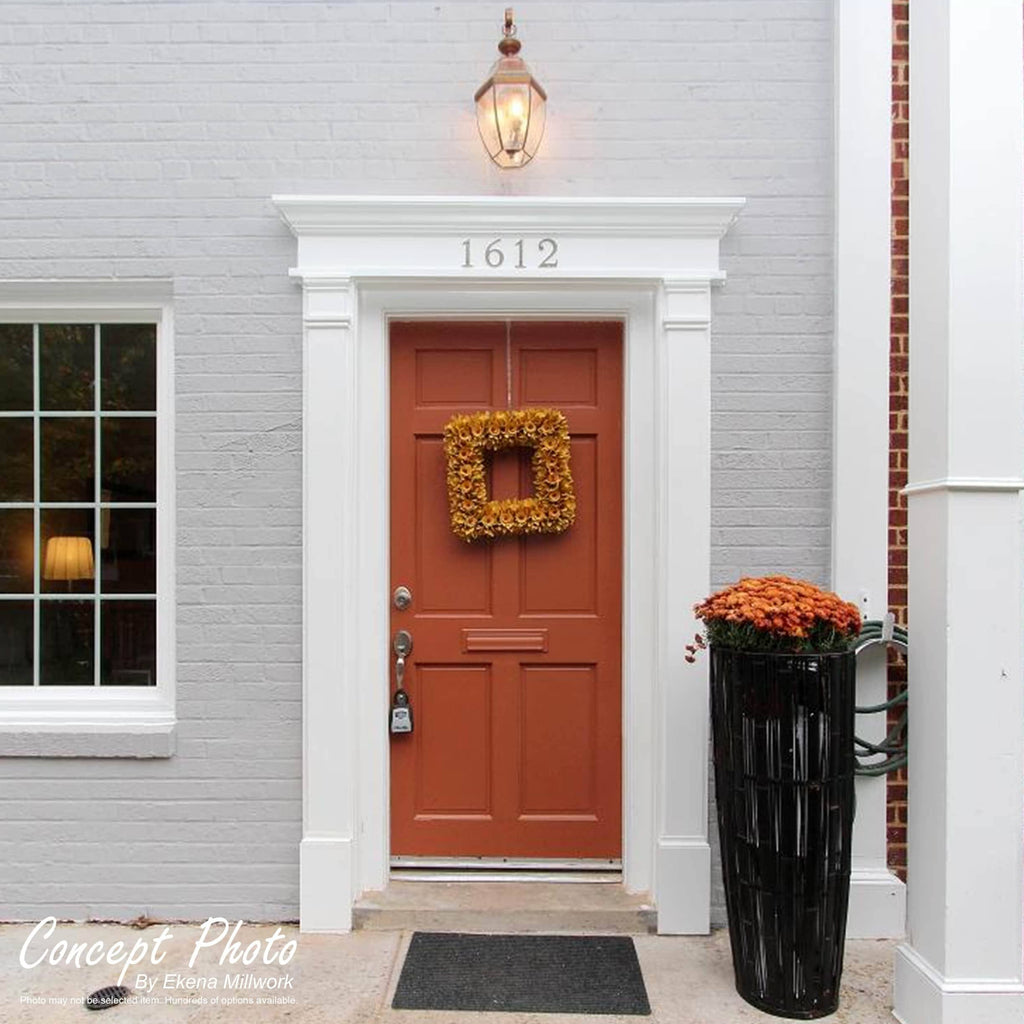Plain PVC Pilaster with Capital and Base (Pair) R16729