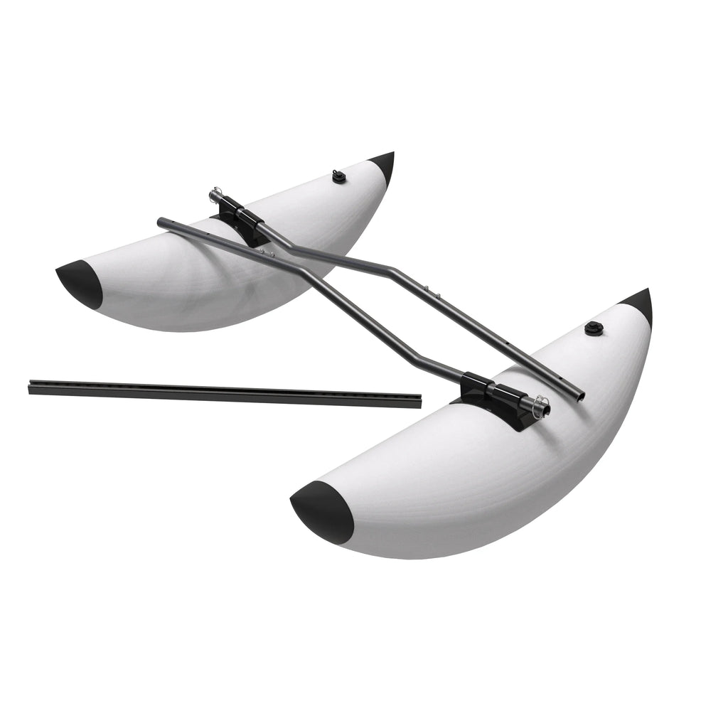 Kayak Outrigger Kit with PVC Inflatable Pontoon Stabilizer O91439