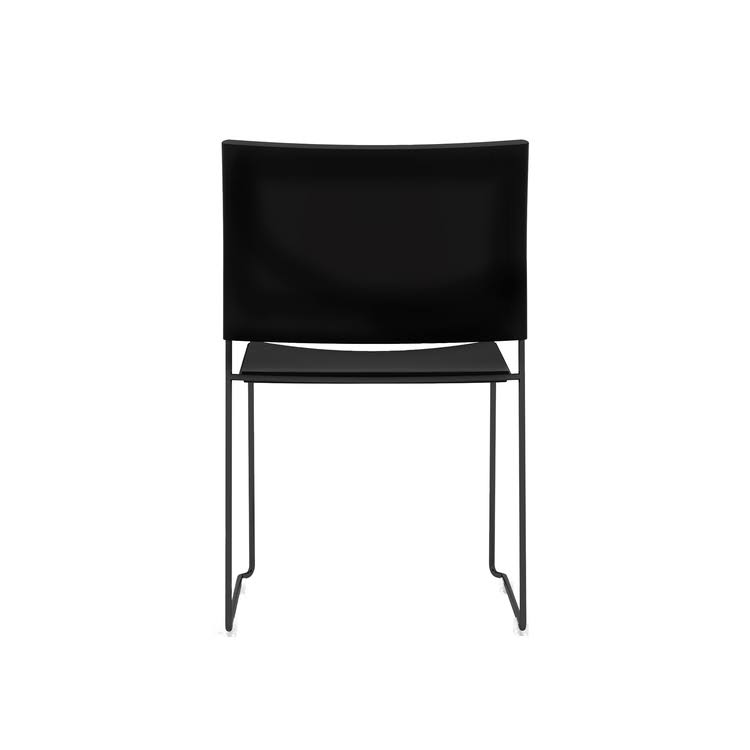 Stack Chair (Qty. 4) Chrome/Black E3625