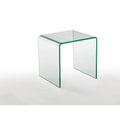 Clear Glass End Table H764501