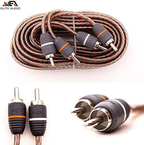 0 Gauge CCA Amplifier Wiring Kit with 20 feet 0 AWG and 2-Channel RCA Interconnects U25913