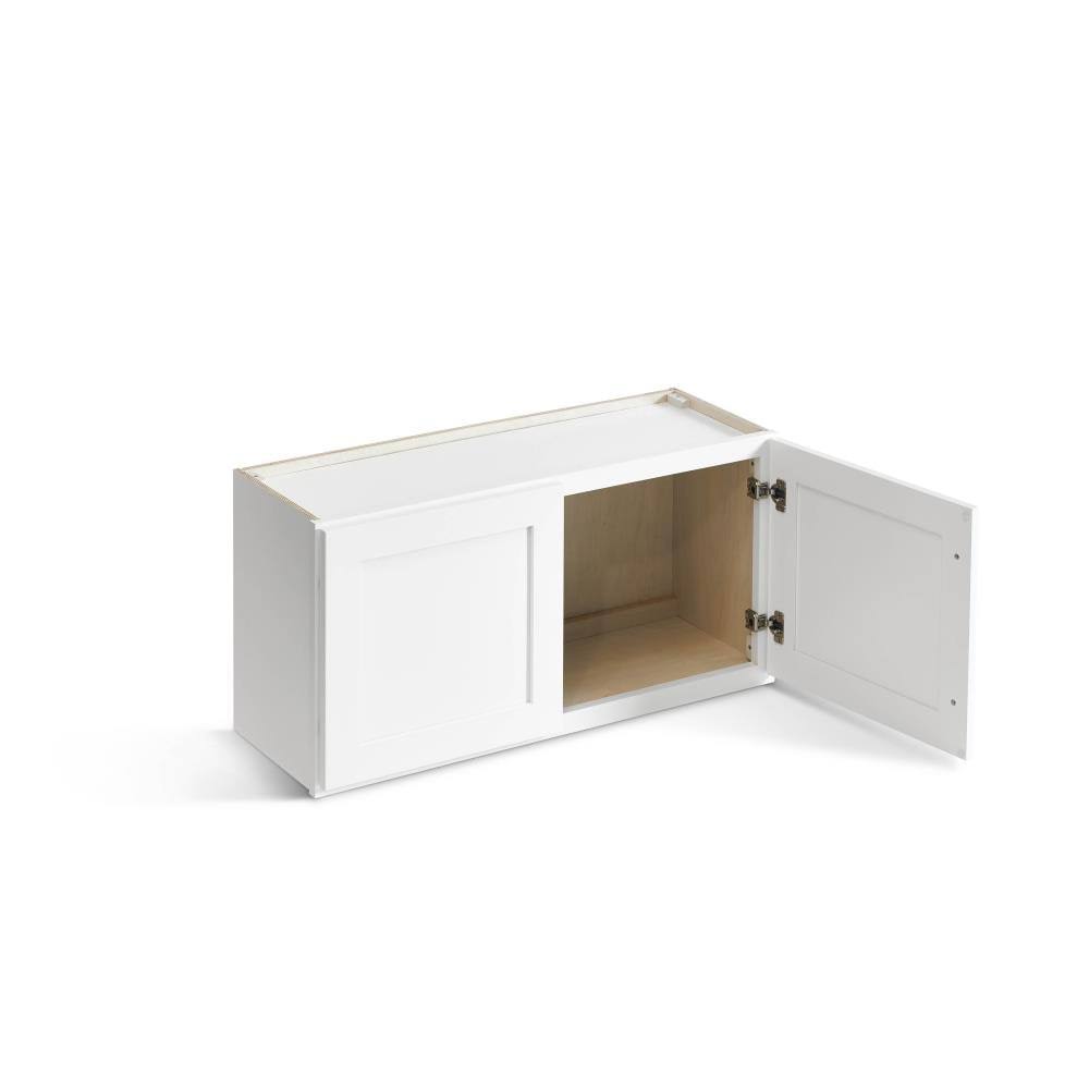 Pure White Birch Door Wall Stock Cabinet V331