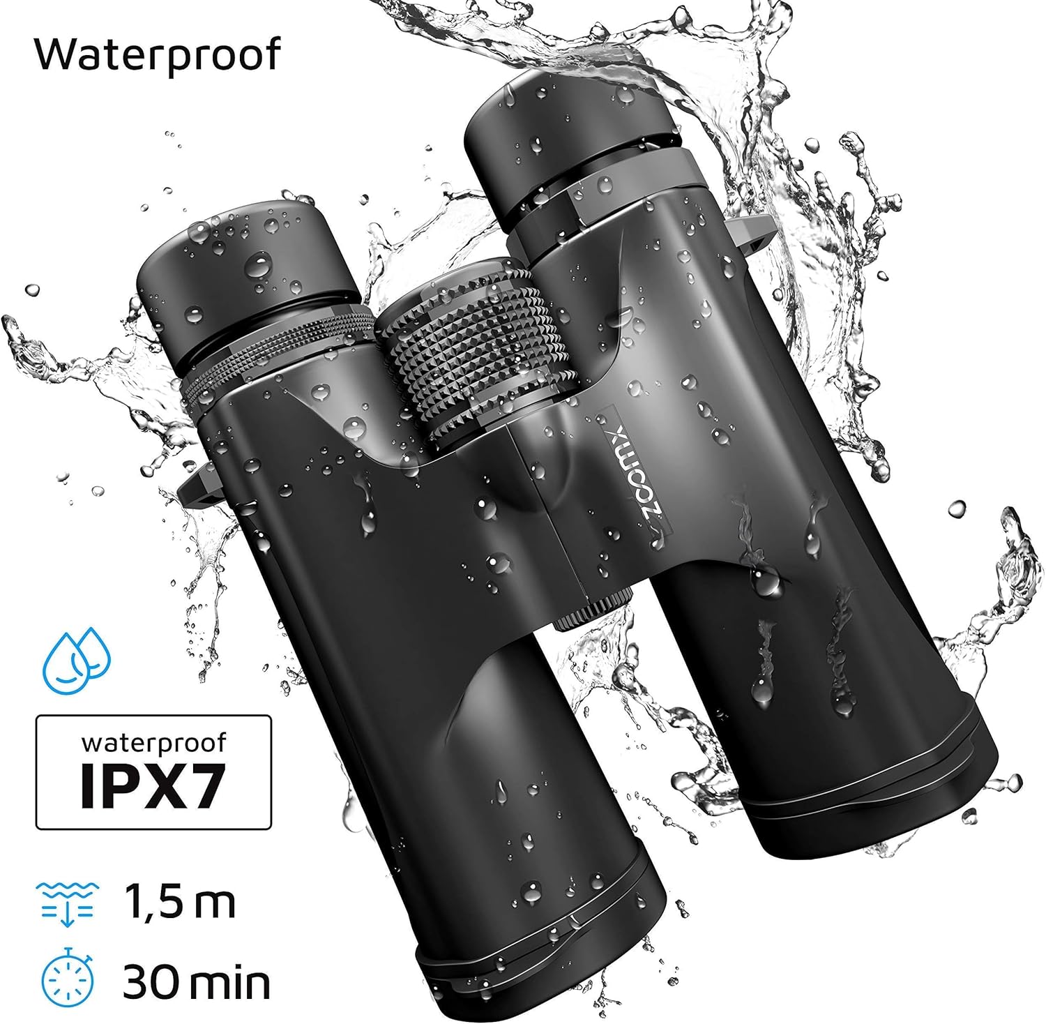 10x42 Waterproof HD Binoculars with Carrying Bag R9031