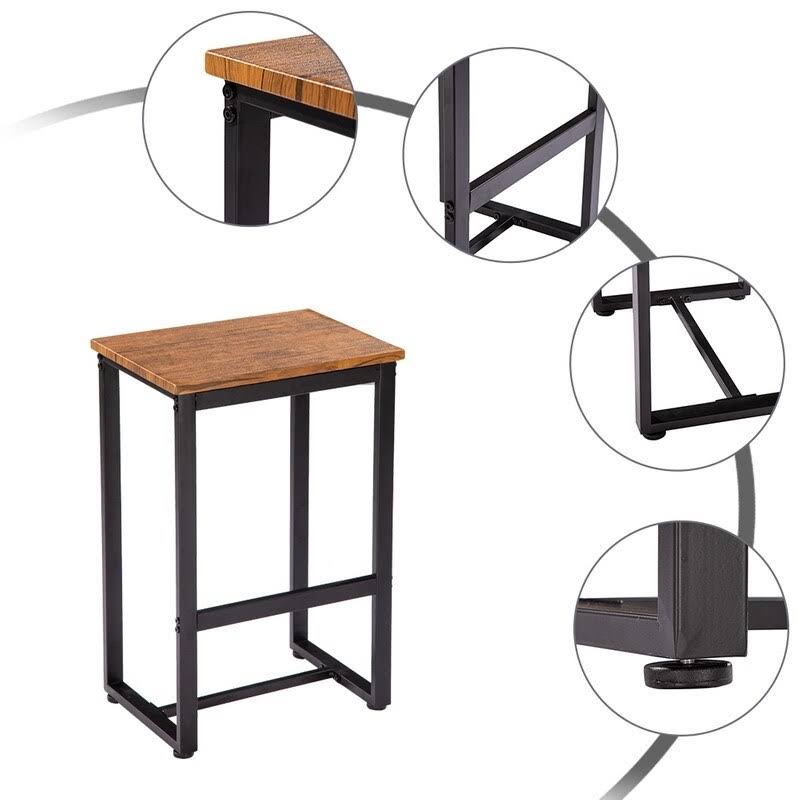 Walnut Finish 5-Piece Counter Height Pub Dining Set Z77938