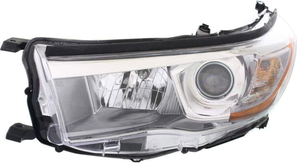 Chrome Headlight Assembly Pair with Bulbs F269526