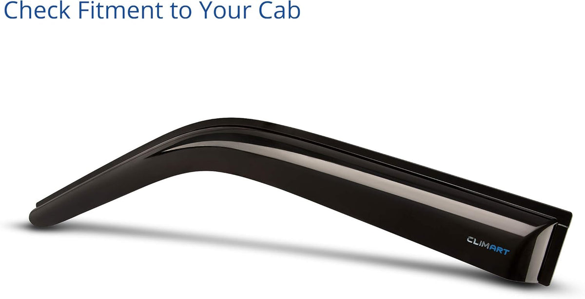 4 pcs Dark Smoke Tape-on Window Deflectors B1884