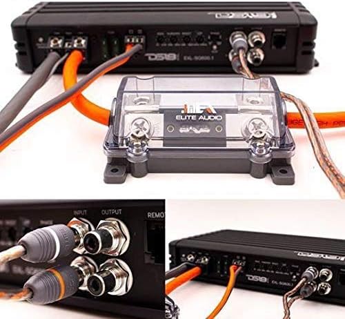 0 Gauge CCA Amplifier Wiring Kit with 20 feet 0 AWG and 2-Channel RCA Interconnects U25913