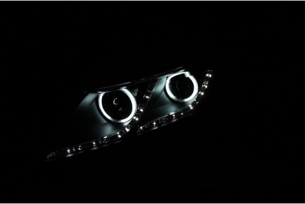 Projector Headlights with Halo Black U3928