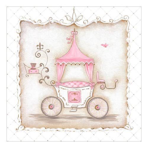 Little Princess Carriage Canvas Art A29094