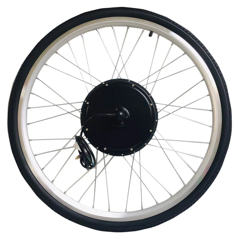 28'' Electric Bicycle Conversion Rear Wheel Kit Bike Motor 48V 1000W N32853