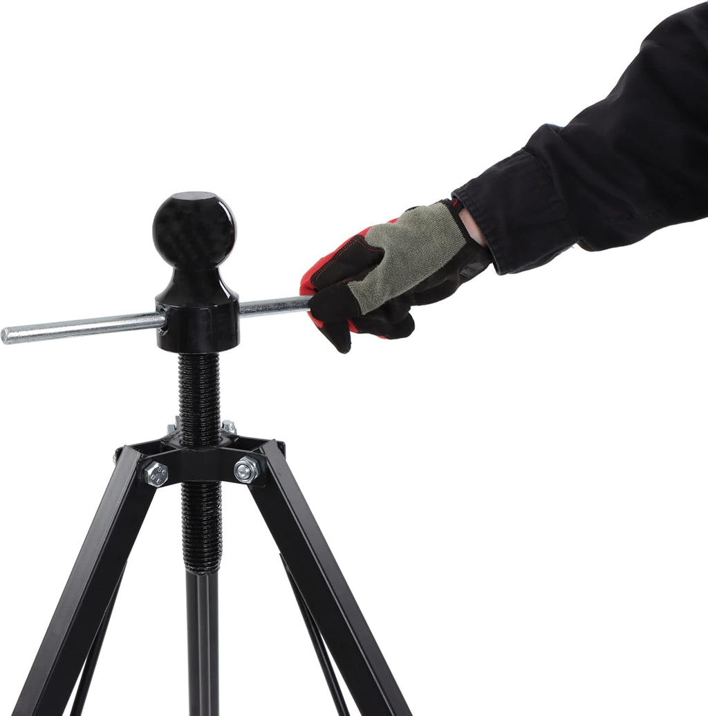 Gooseneck RV Stabilizer Tripod 2-5/16in Ball Joint 7500lb Cap 5th Wheel Adjustable Jack T84979