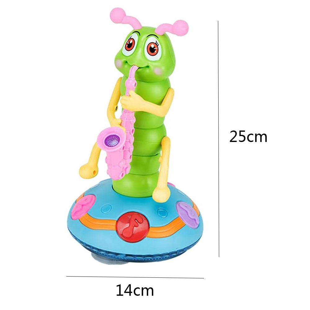Dancing Saxophone Caterpillar Toy with Music & LED Lights A11959
