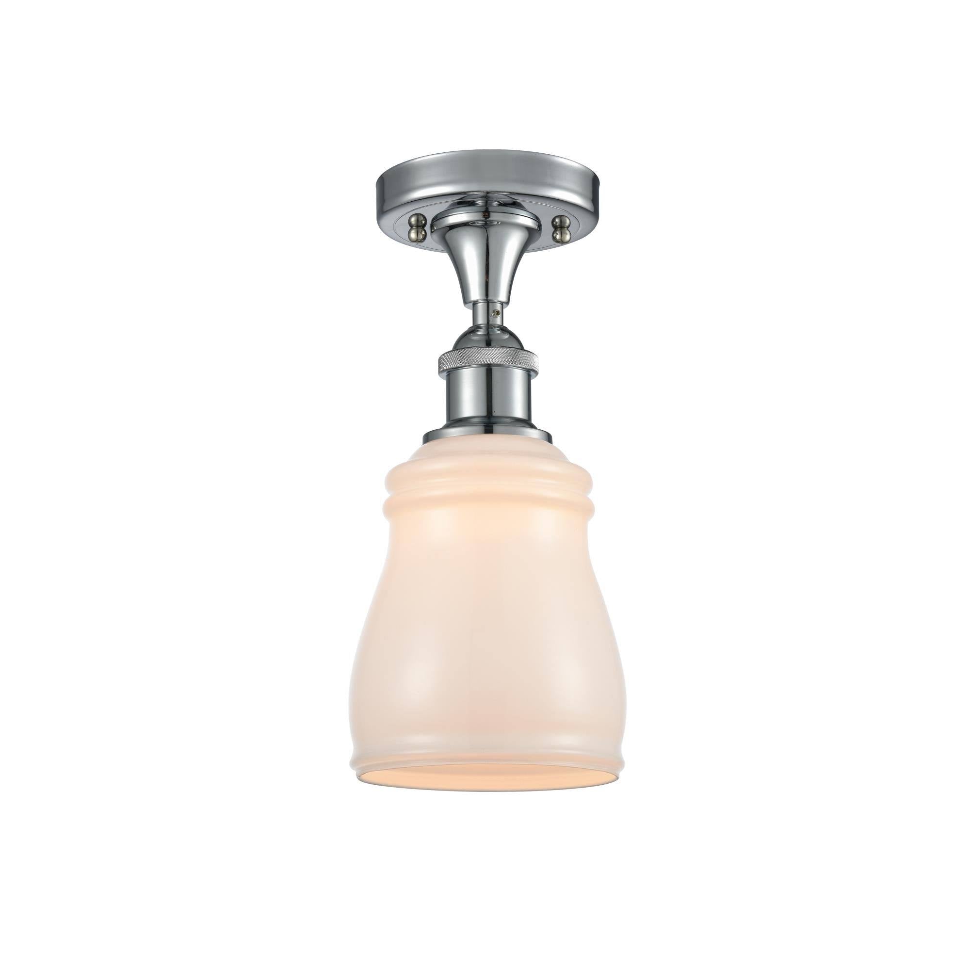 Brushed Satin Nickel 1 Light Semi-Flush Mount M33983