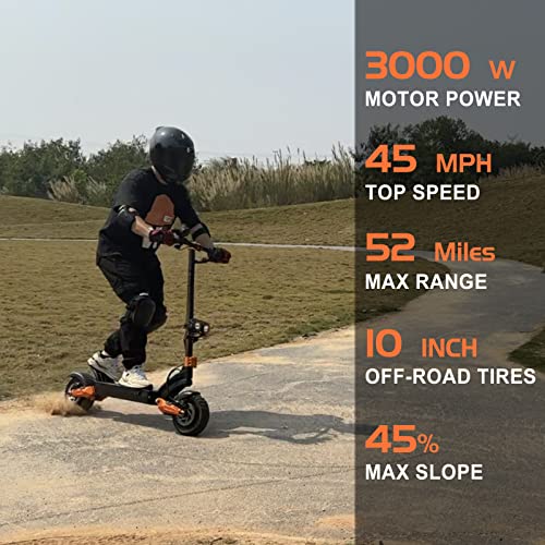 3000W Dual Motors Electric Scooter with Seat N5285