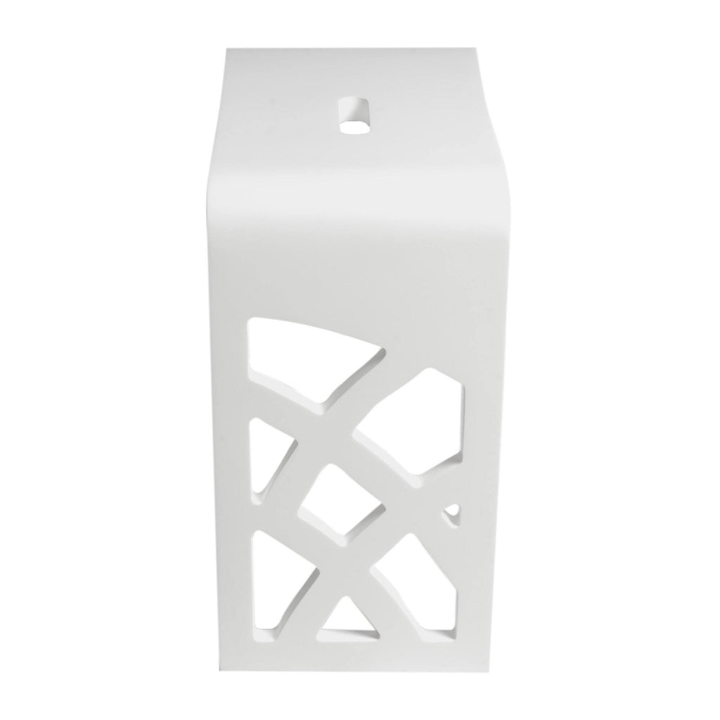 White Matte Bathroom Shower Stool C355251