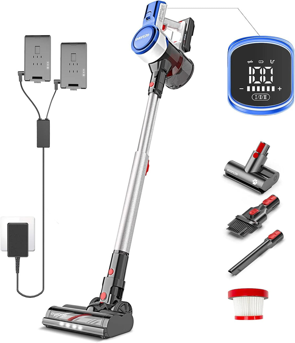 Cordless Stick Vacuum Cleaner with 250W 25kPa Suction 50Mins Runtime N95835