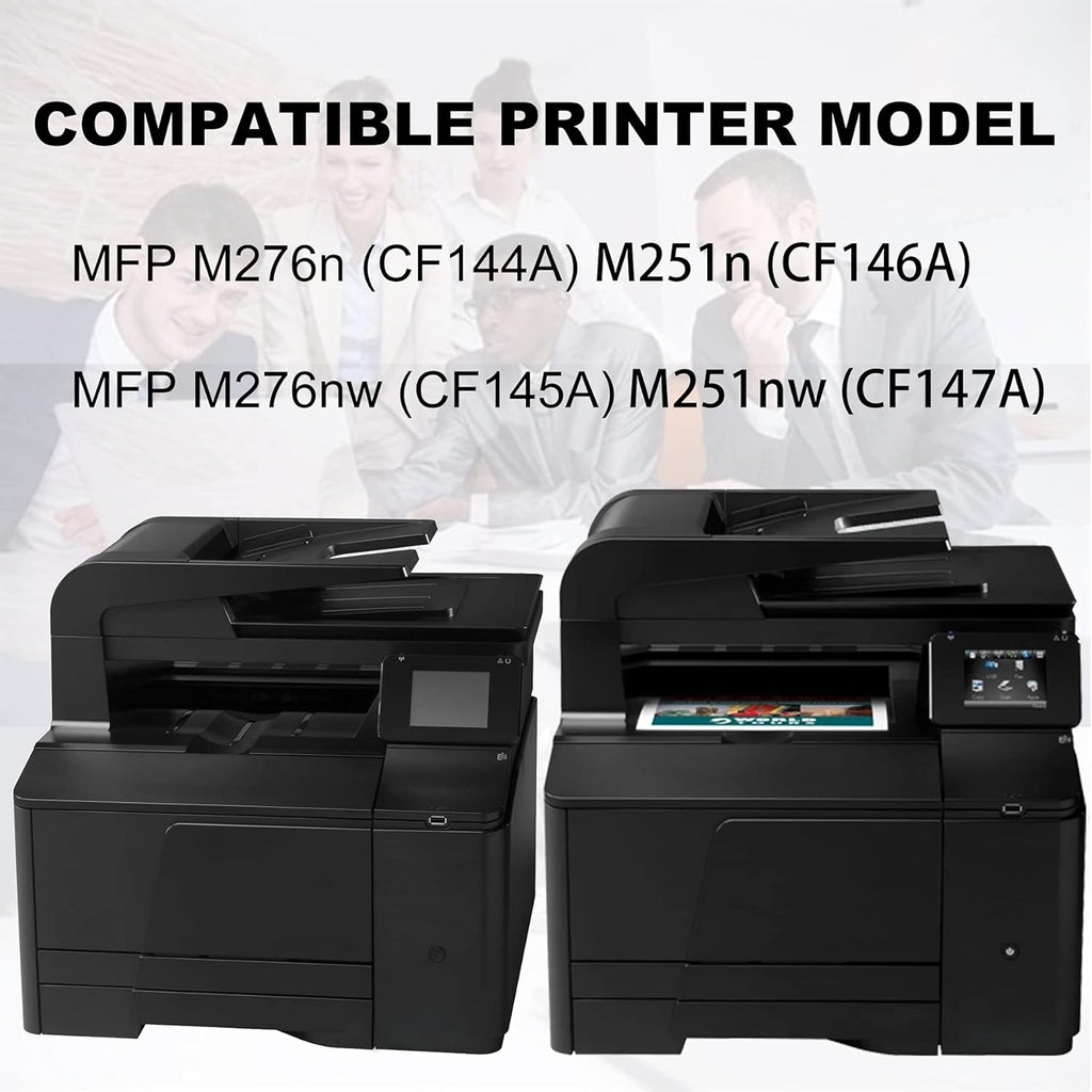 4 Pack Compatible Toner Cartridge for HP Printer C68138