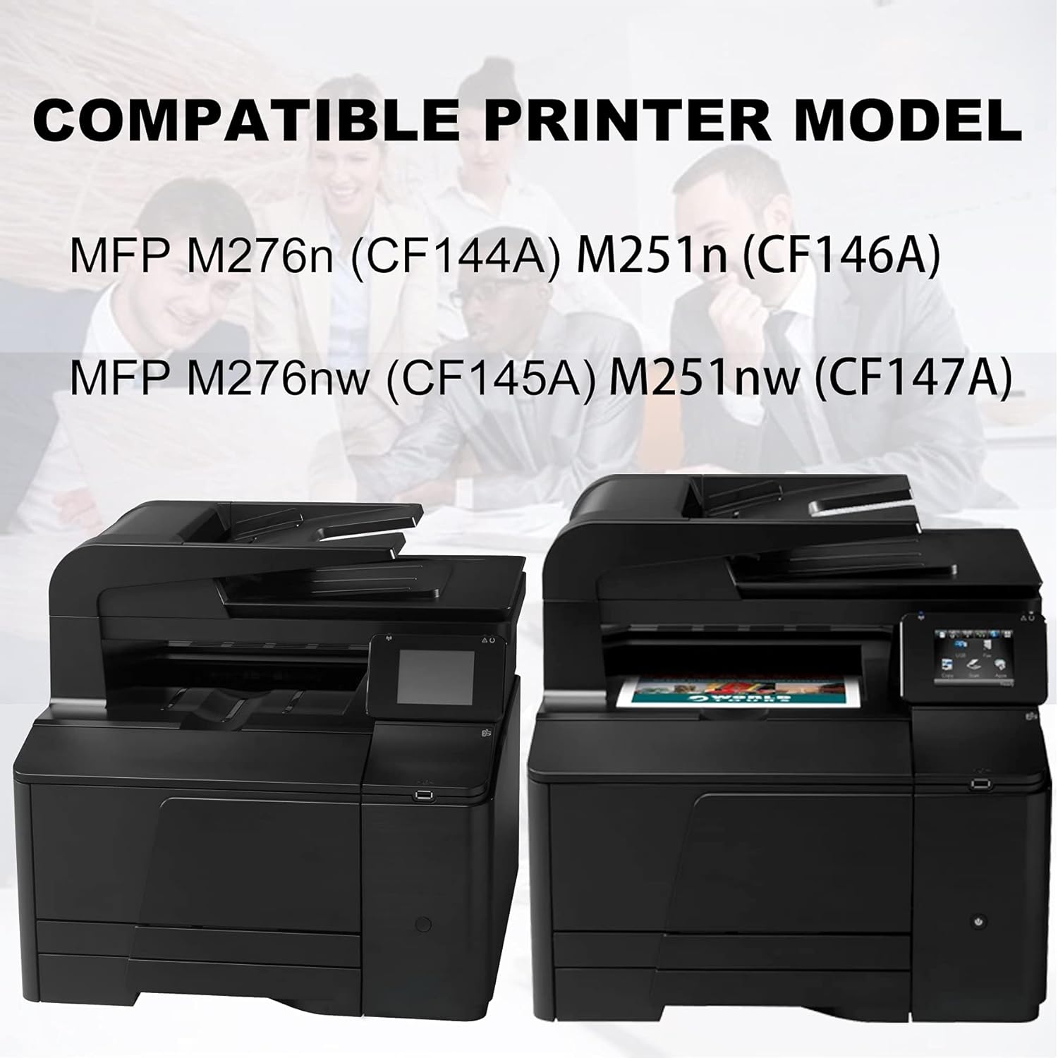 4 Pack Compatible Toner Cartridge for HP Printer C68138