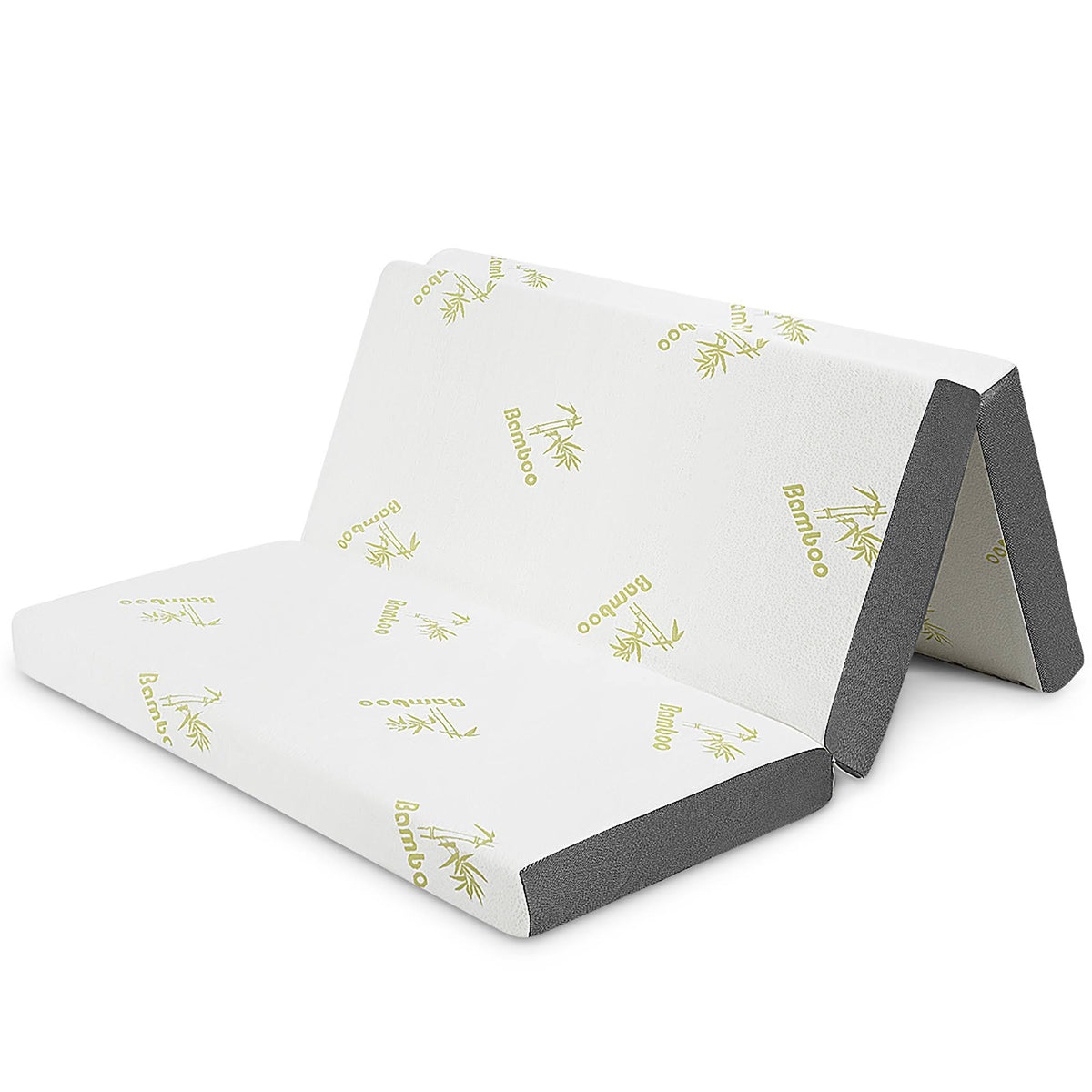 Tri-Folding Memory Foam Mattress with Carry Bag U910723