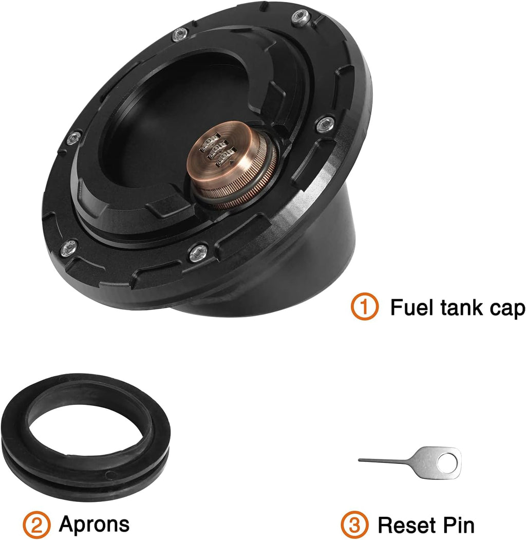 3-Digit Combination Cam Lock Fuel Gas Tank Cap Cover N12213