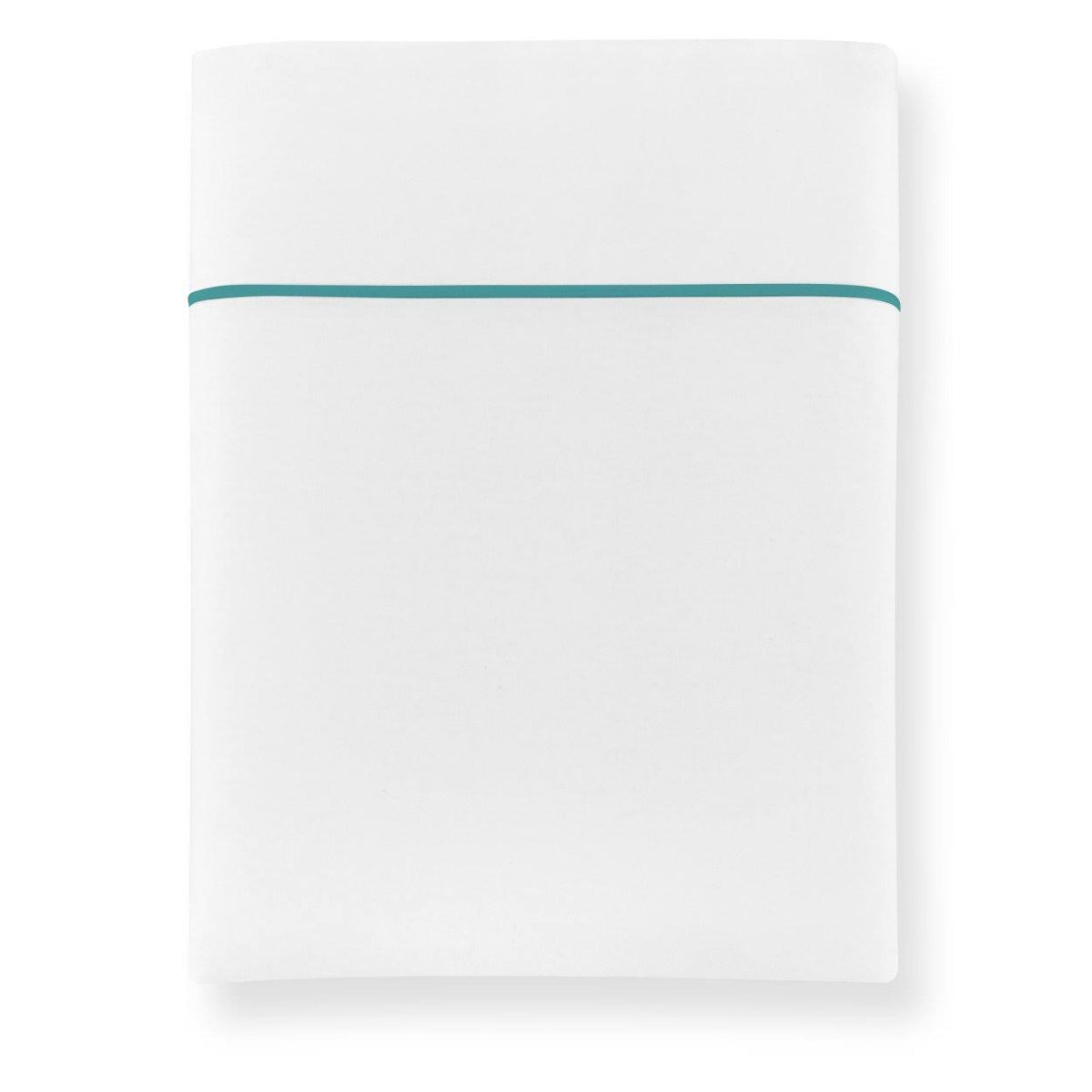 Aqua Queen Percale Flat Sheet F283813