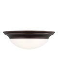 Bronze Three Light Flush Mount E87906