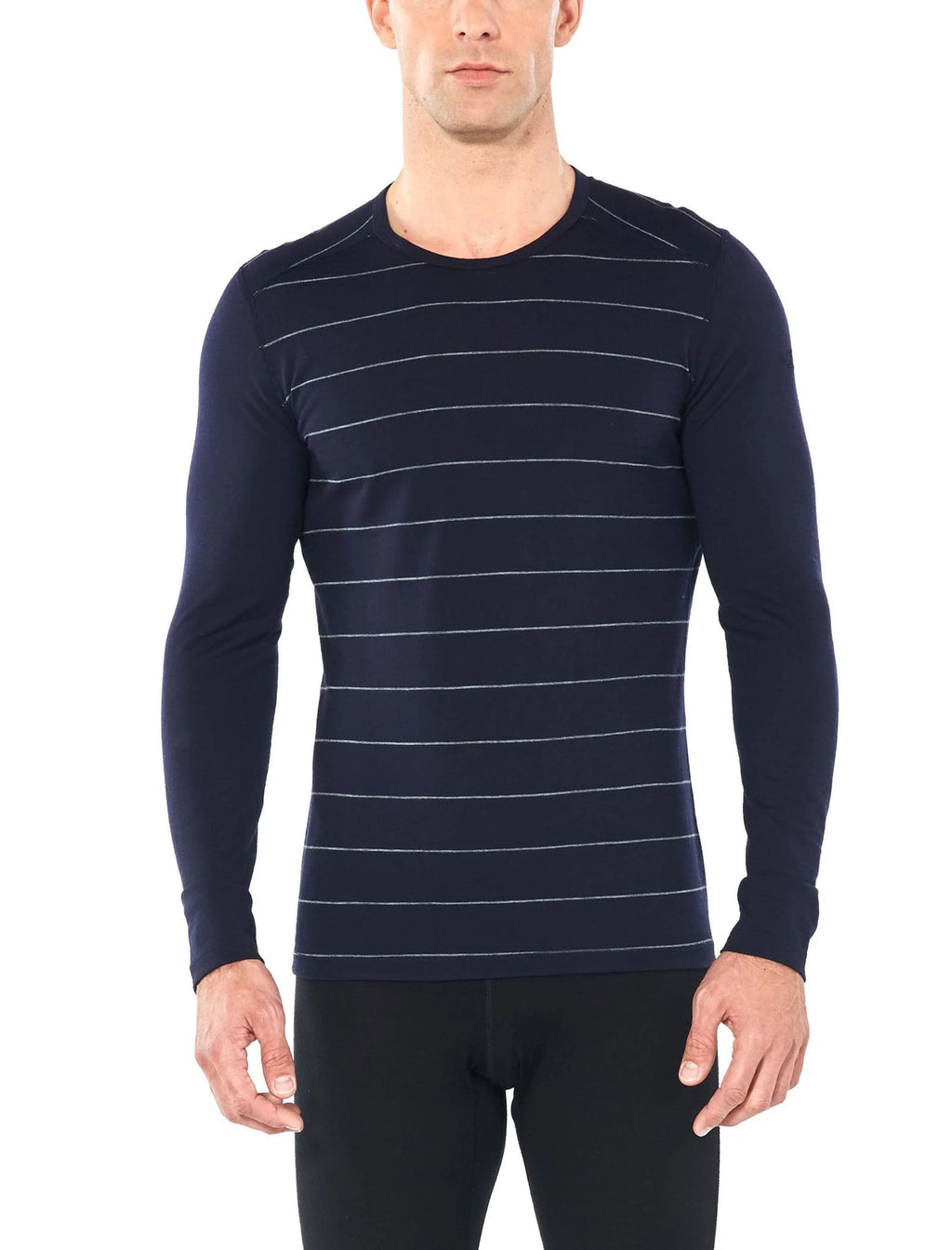 Midnight Navy Men's 200 Oasis LS Crewe V252402