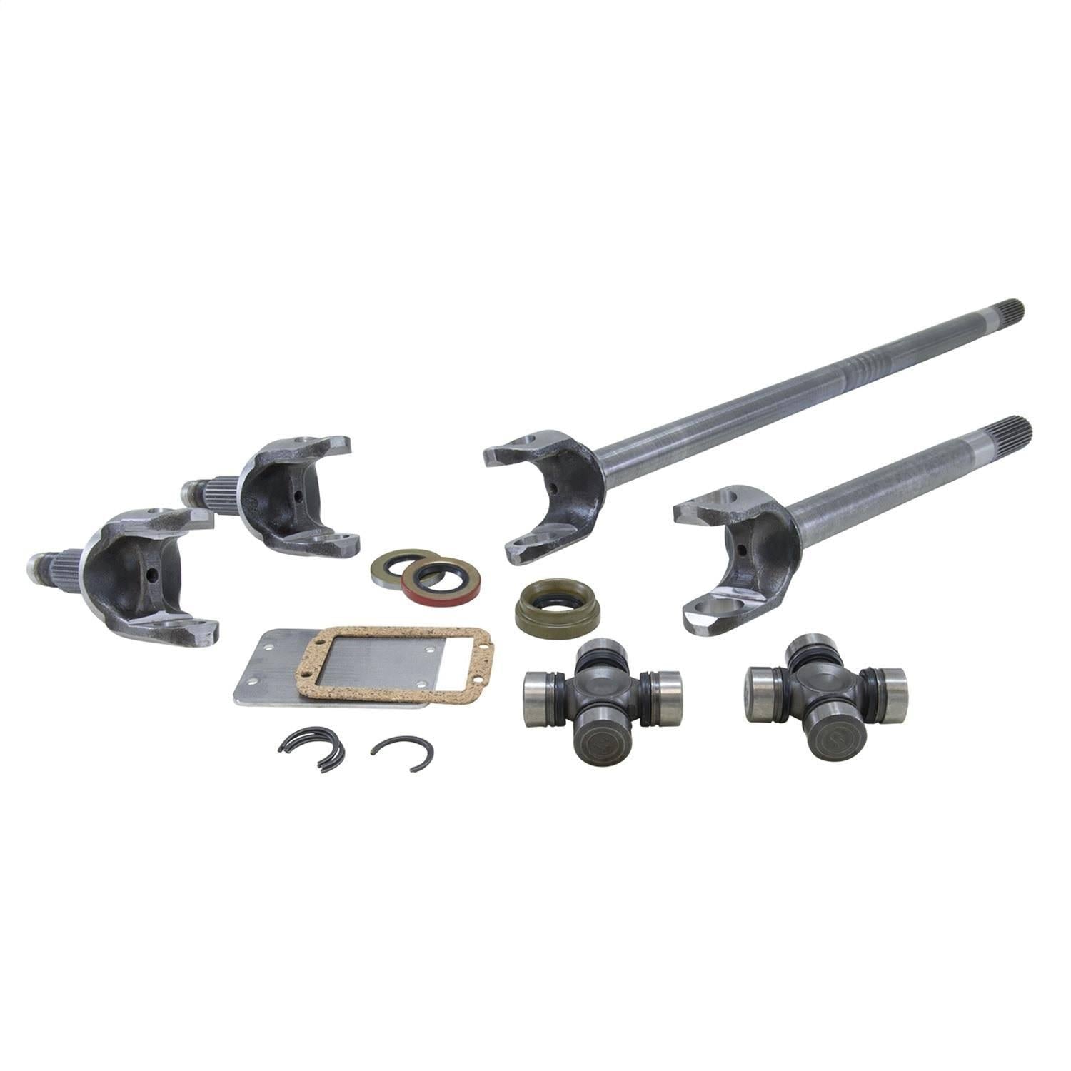 Front 4340 Chrome-Moly Replacement Axle Kit for Dana 30 Jeep CJ Z718