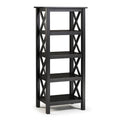 Black Wood Bookcase U1551