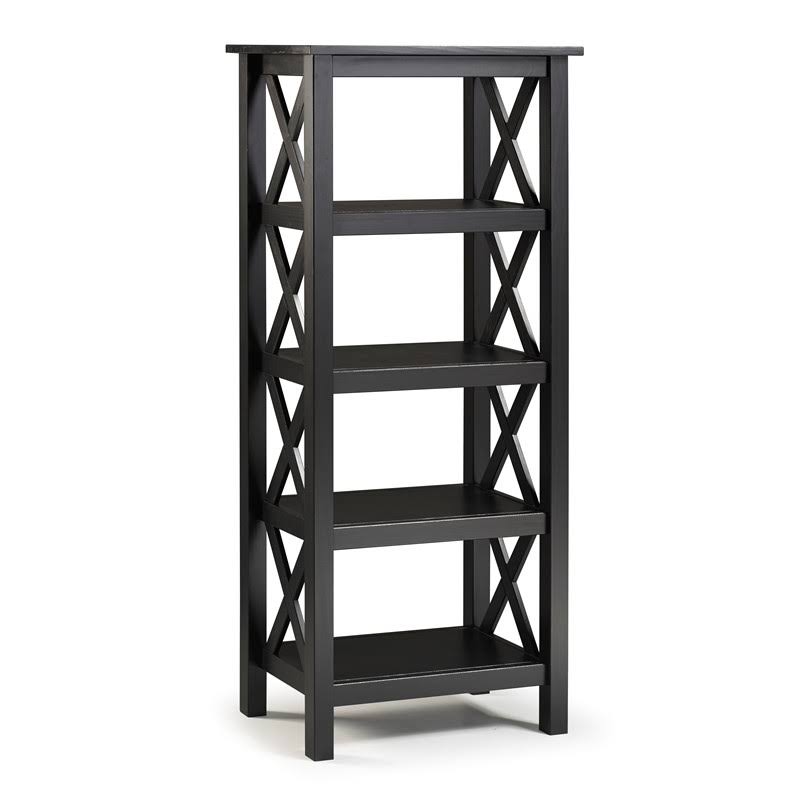Black Wood Bookcase U1551