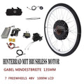 28'' Electric Bicycle Conversion Rear Wheel Kit Bike Motor 48V 1000W N32853