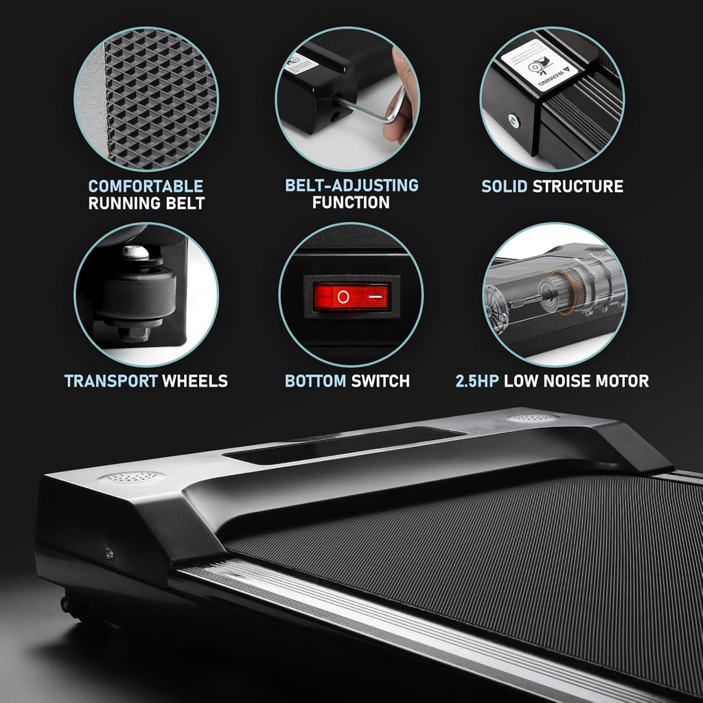 2 in 1 Under Desk Treadmill with Remote Control J7326