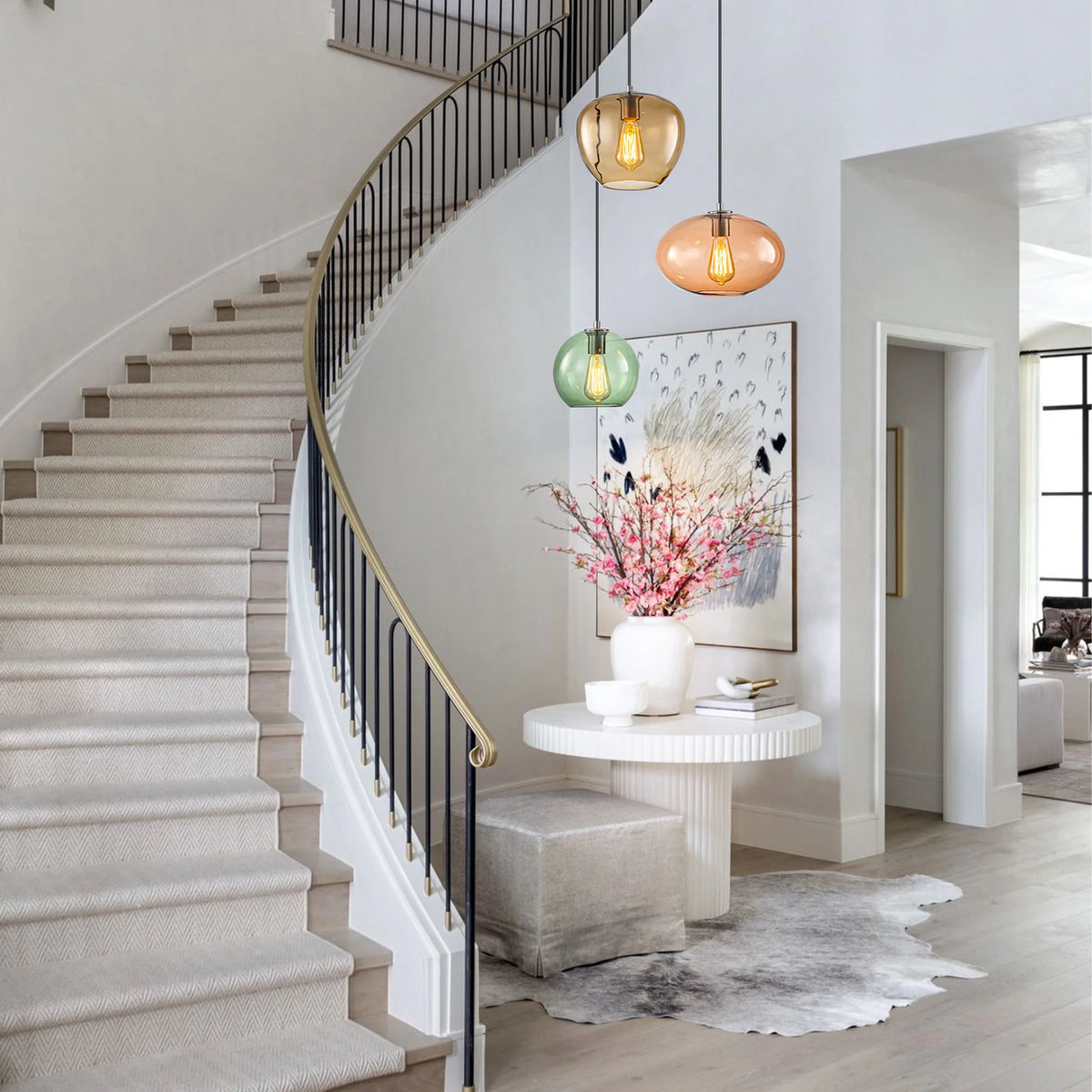 3-Light Vintage Contemporary Pendant C1367