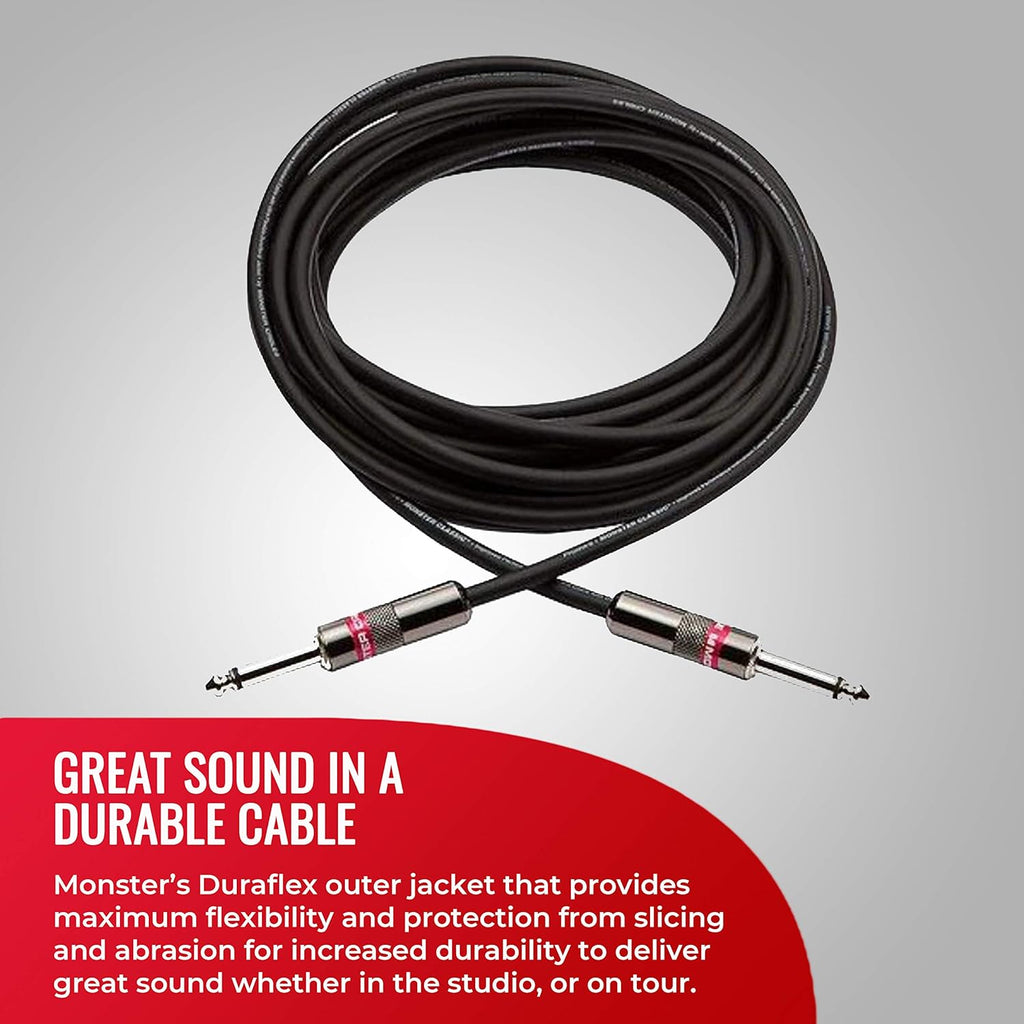 25 ft Straight 1/4 Speaker Cable Pack of 2 T9970
