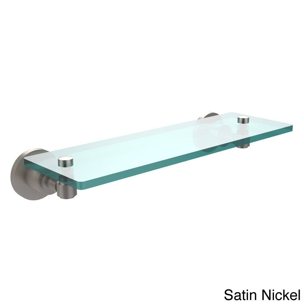 16x22 Glass Vanity Shelf with Beveled Edges Oil Rubbed Bronze V535