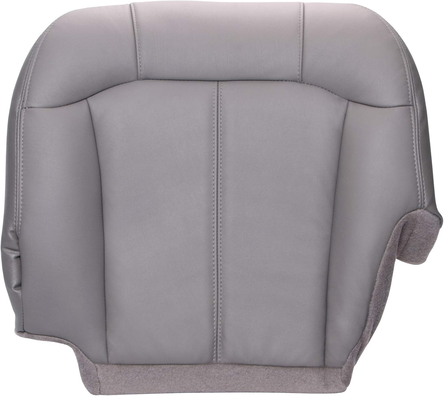 Medium Dark Pewter Leather Replacement Seat Cover D4803